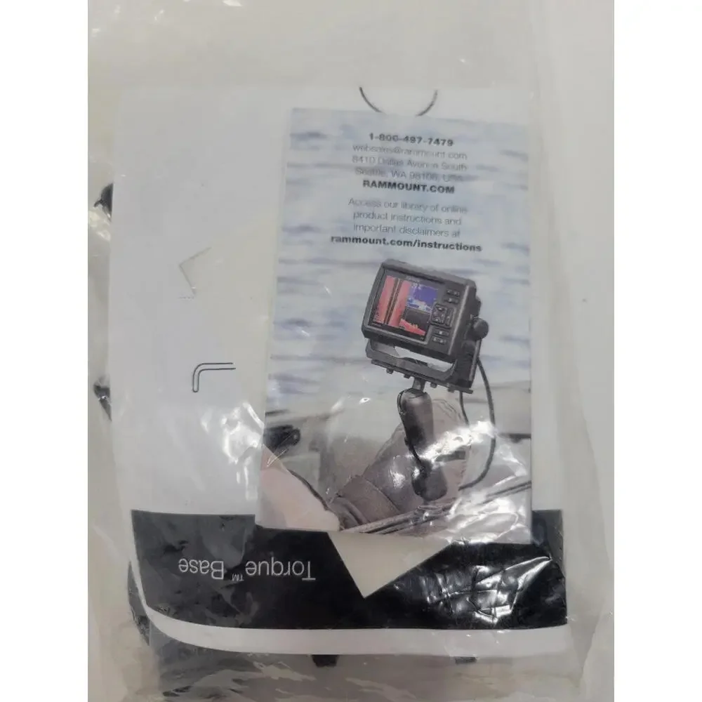 RAM-B-408-112-15-A-GOP1U RAM Torque Large Rail Base with Univ Action Cam Base.